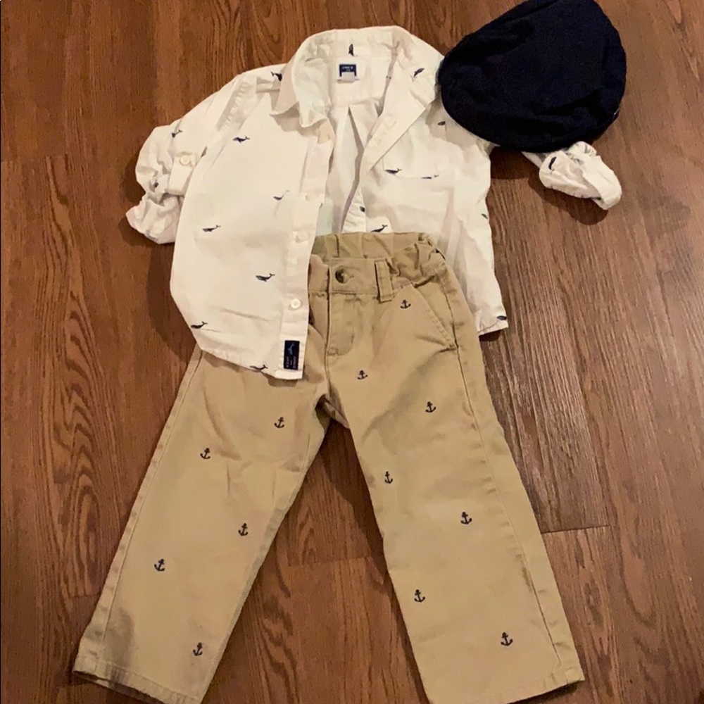 Adorable janie and jack nautical outfit